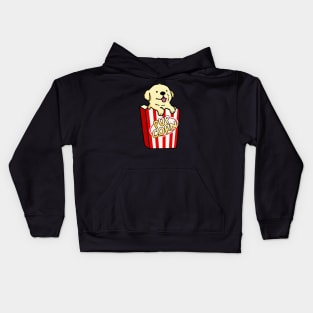 Pupcorn Cute Popcorn Pun. Kids Hoodie